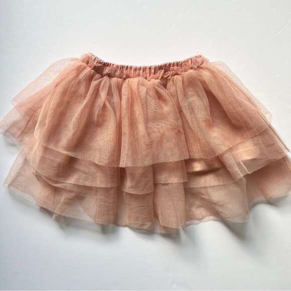 Zara Other - Zara Baby Girl Tutu Pink Feminine Layered Tulle Lined Cotton Sz 12-18  Months